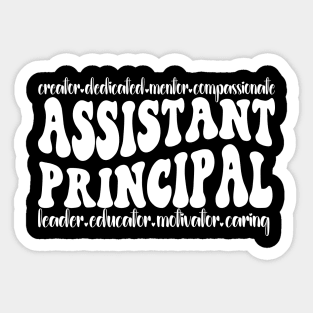 Assistant Principal School College Sticker